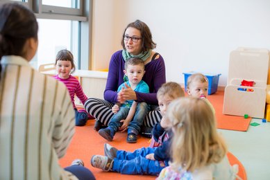 Gruppenraum in der Kindertagesstätte Peter&Paul in Augsburg