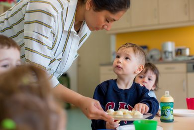 Das Bistro in der Kindertagesstätte Peter&Paul in Augsburg
