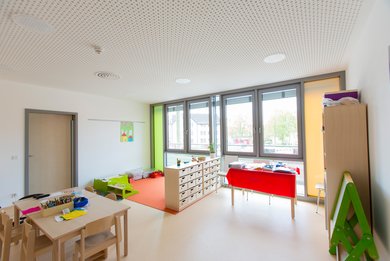Bastelraum in der Kindertagesstätte Peter&Paul in Augsburg