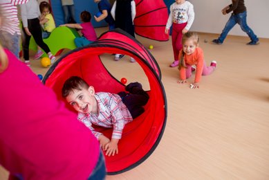 Turnraum in der Kindertagesstätte Peter&Paul in Augsburg